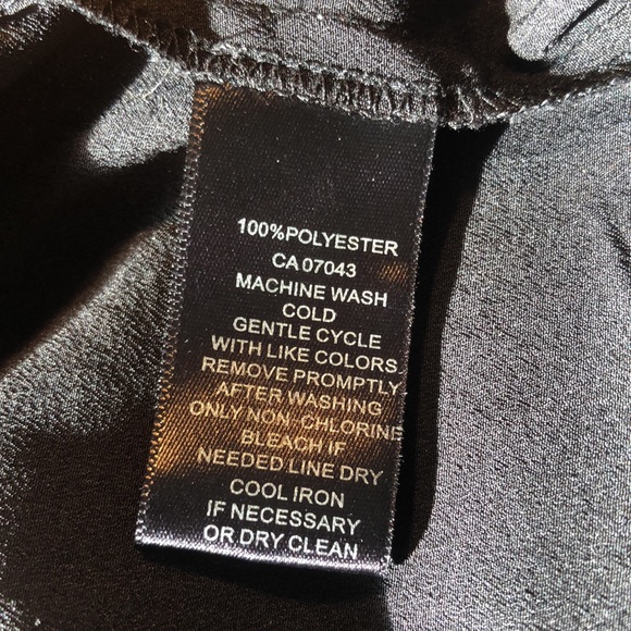 Spense Black Blouse with White and Button Details - Picture 8 of 14